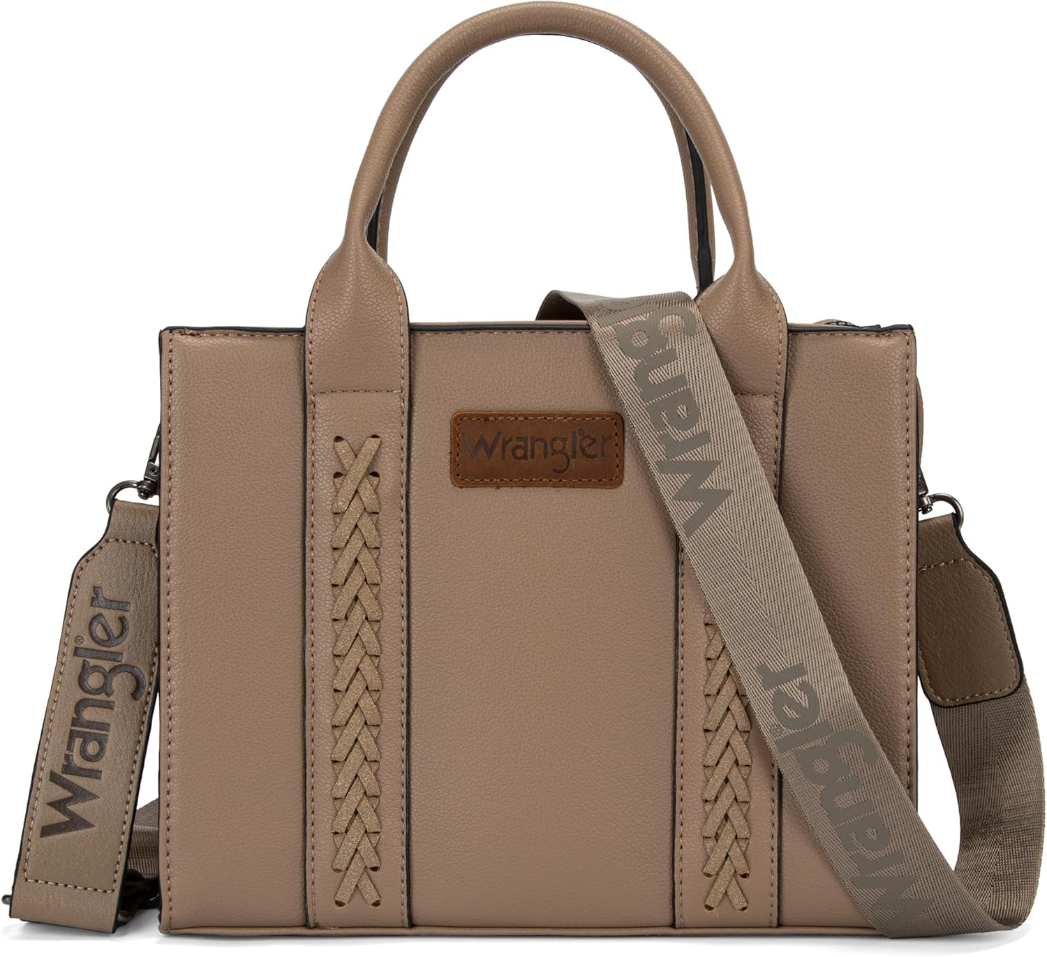 Wrangler Medium Tote Bag for Women with Stylish Whipstitch Design
