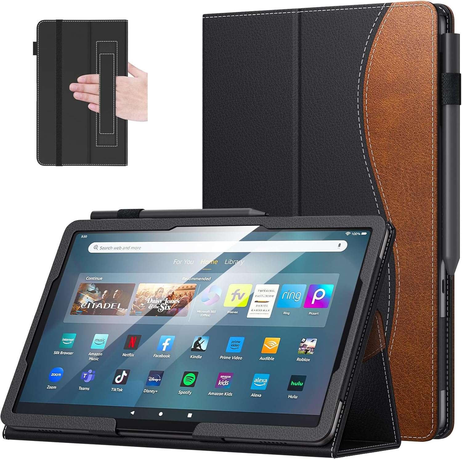 MoKo Slim Folding Stand Cover Case for Kindle Fire Max 11 Tablet