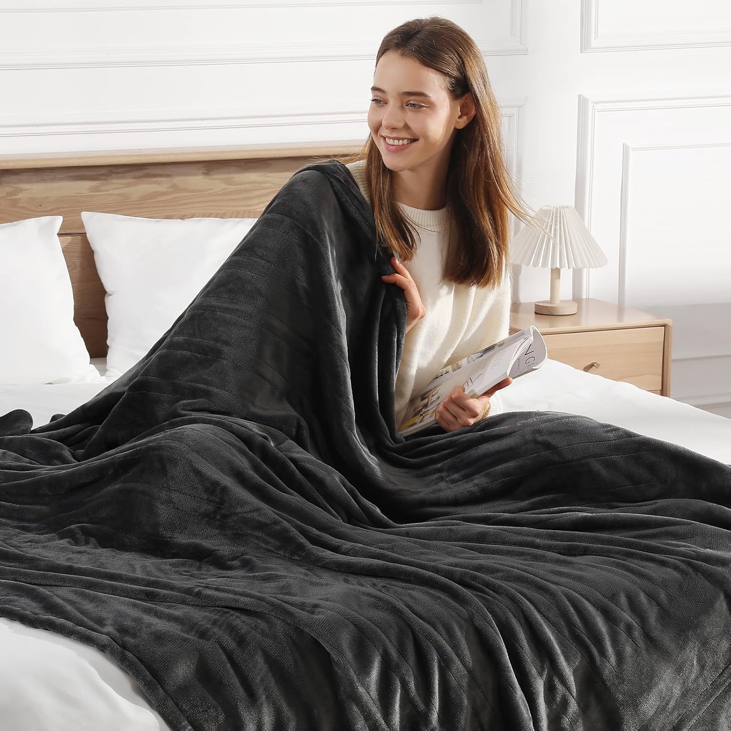 Heated Blankets King Size Electric Blanket for Cozy Comfort