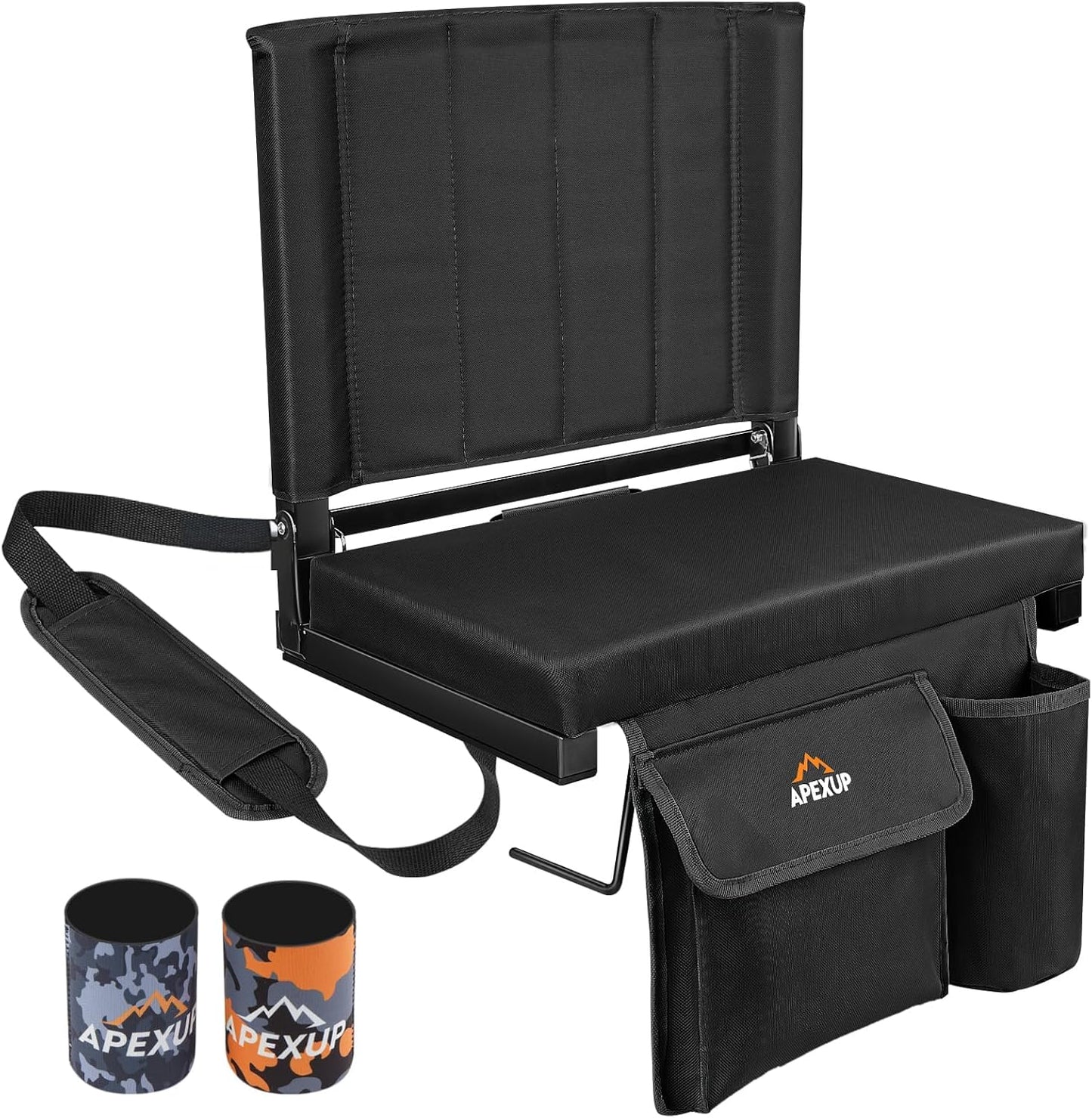 APEXUP Stadium Seats with Back Support for Ultimate Comfort