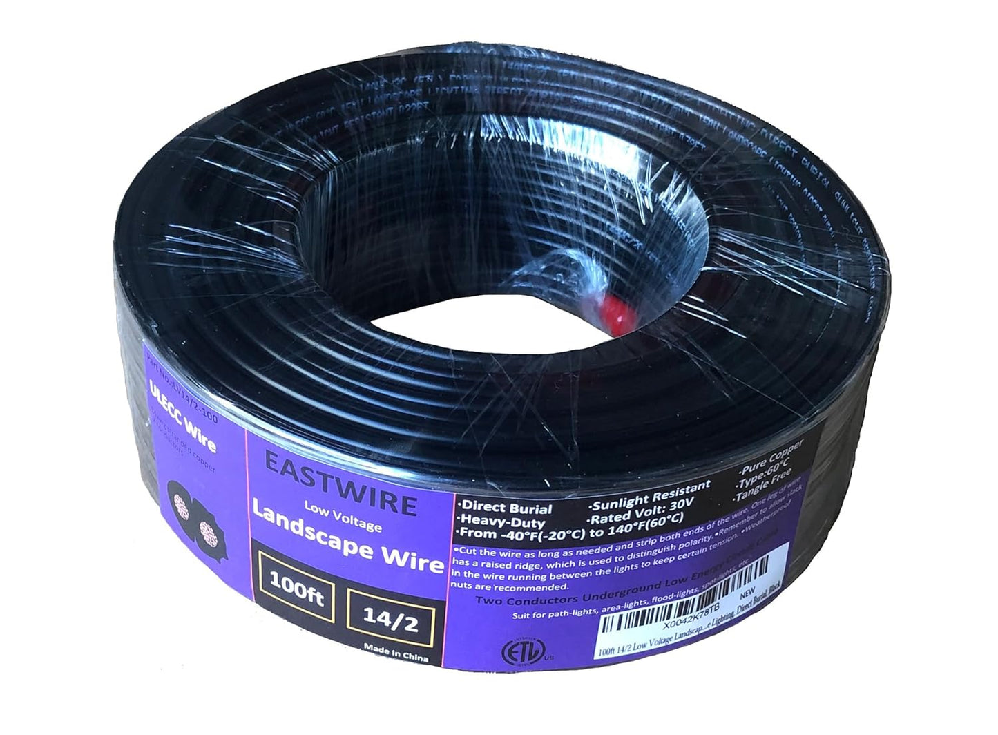 Direct Burial 14/2 Low Voltage Landscape Wire for Outdoor Use