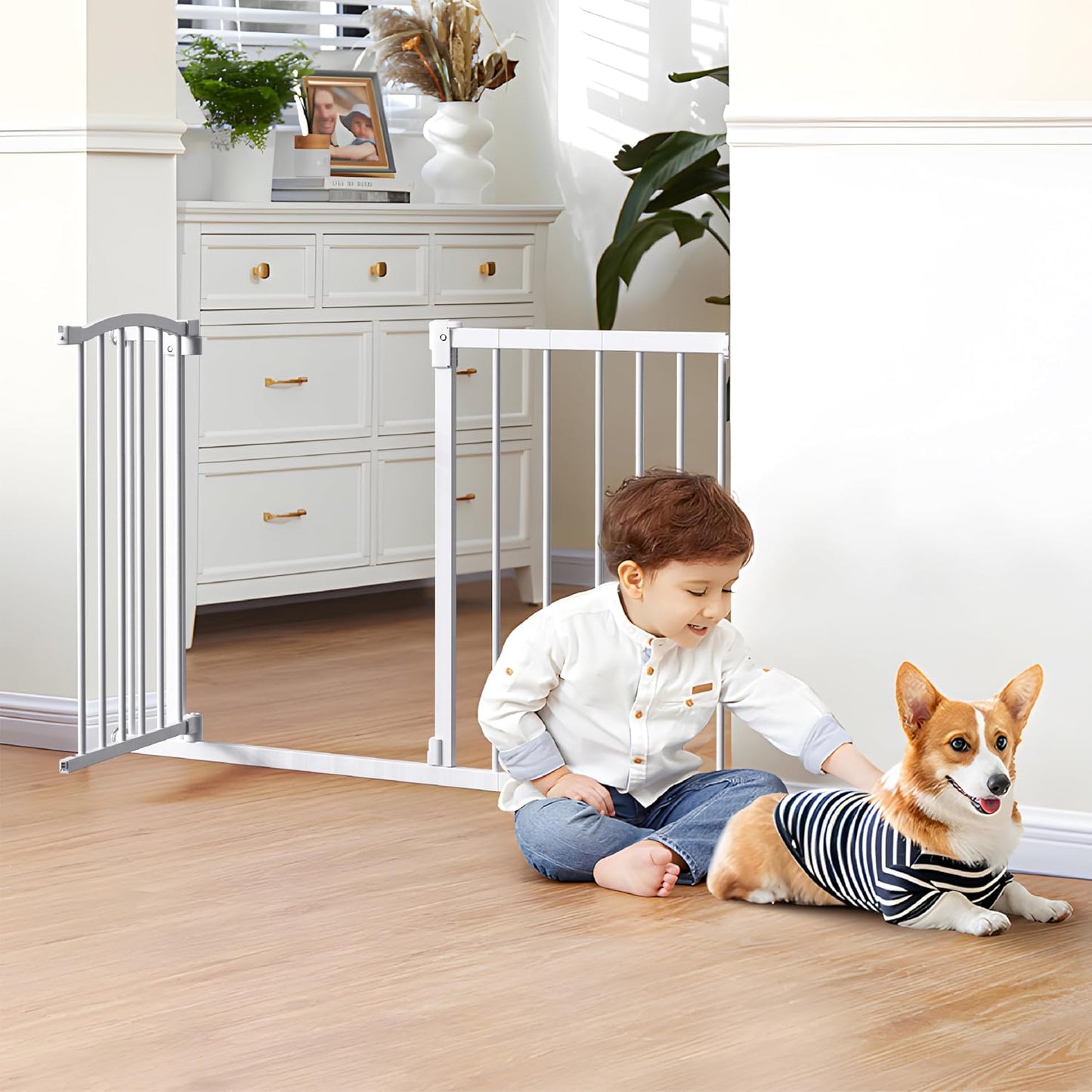 Great Gates Pet Gate - Durable Steel Safety Gate for Pets