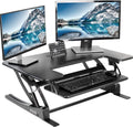 VIVO 36 Dual Monitor Stand Up Desk - Quick Height Adjustment