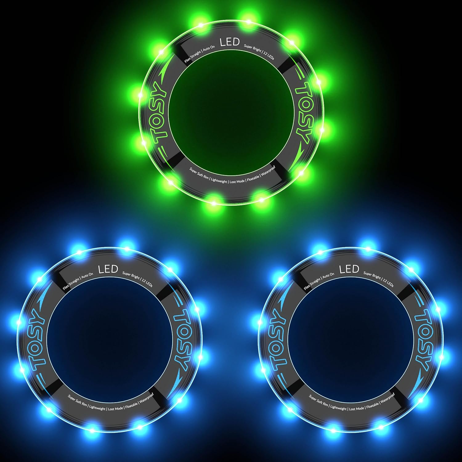 TOSY Flying Ring Bundle - Super Bright LEDs