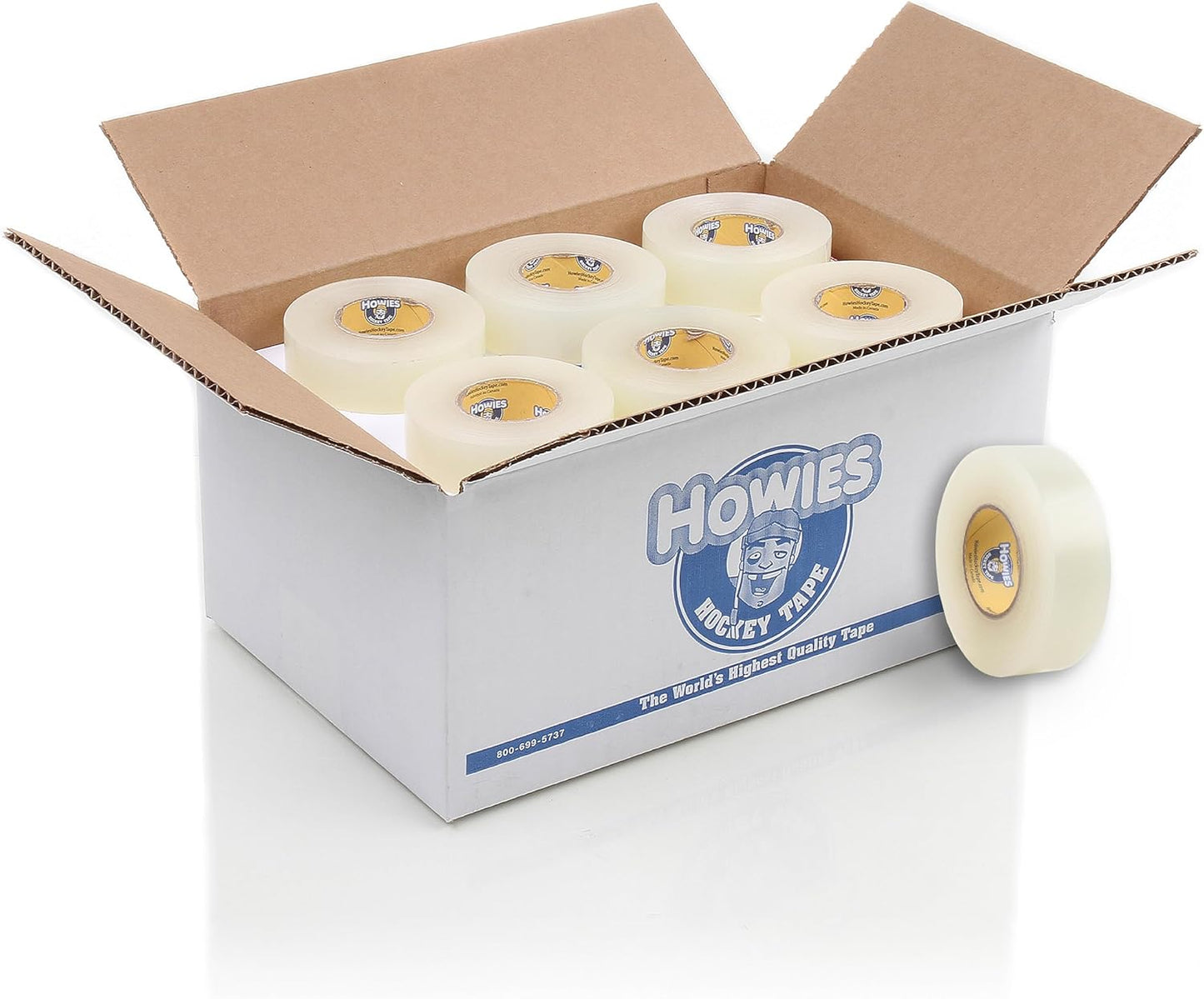 Howies Clear Hockey Tape - Strong Adhesive for Sports Use