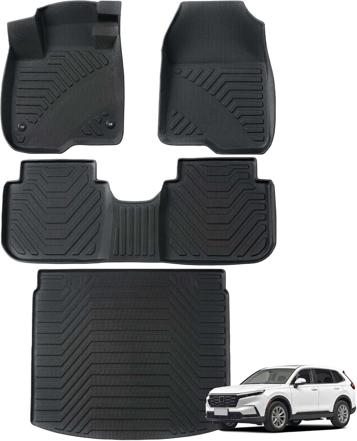 Floor Mat for Honda CRV 2023-2025 with All Weather Cargo Mat