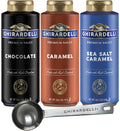 Ghirardelli Sea Salt Caramel Sauce Set with Spoon 16 oz