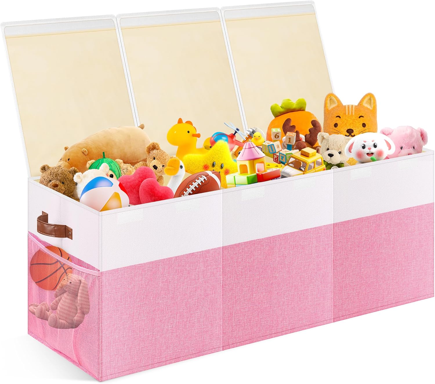 Extra Large Toy Storage Box with Lid for Kids Playroom