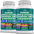 Eye Health Vitamins with Lutein & Bilberry - Advanced Formula