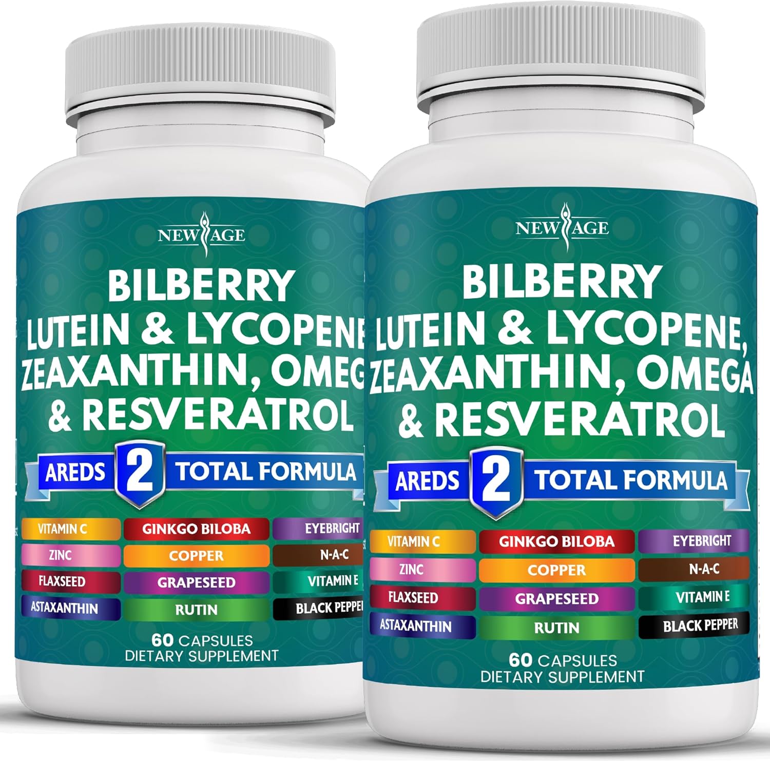 Advanced Eye Health Vitamins with Bilberry and Antioxidants