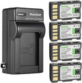 Kastar 4-Pack BN-VF808 Battery and AC Wall Charger Replacement