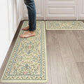 Collive Kitchen Mats Set of 2 - Cushioned Anti Fatigue Comfort