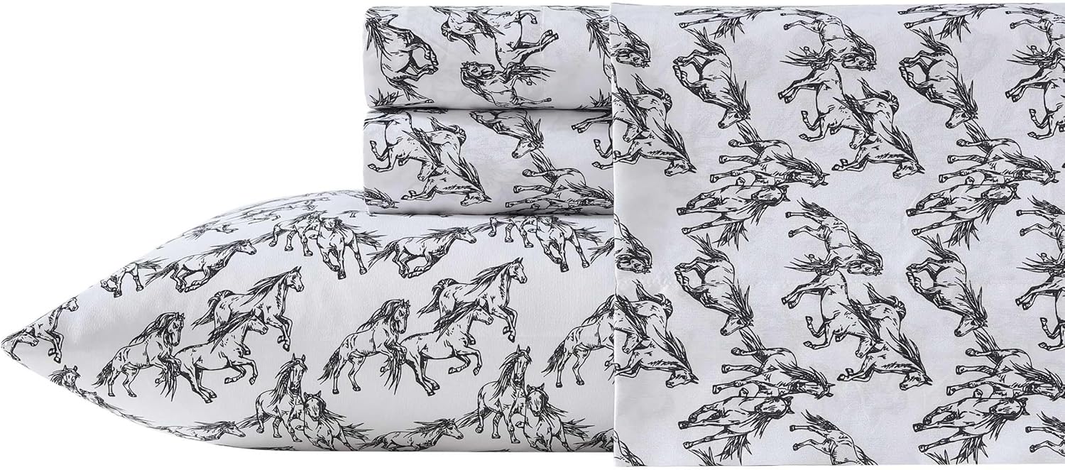 Wrangler Full Bed Sheets Set - Ultra-Soft Lightweight Bedding