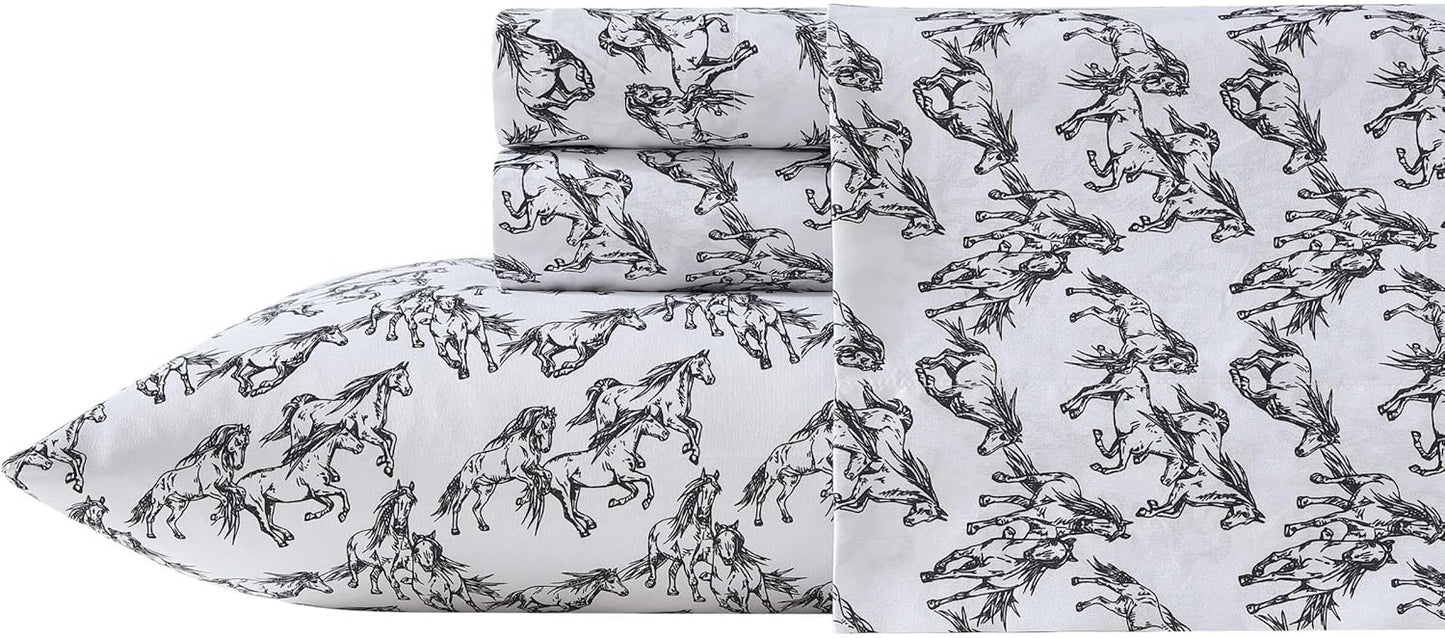 Wrangler Queen Size Sheet Set for Year Round Comfort and Style