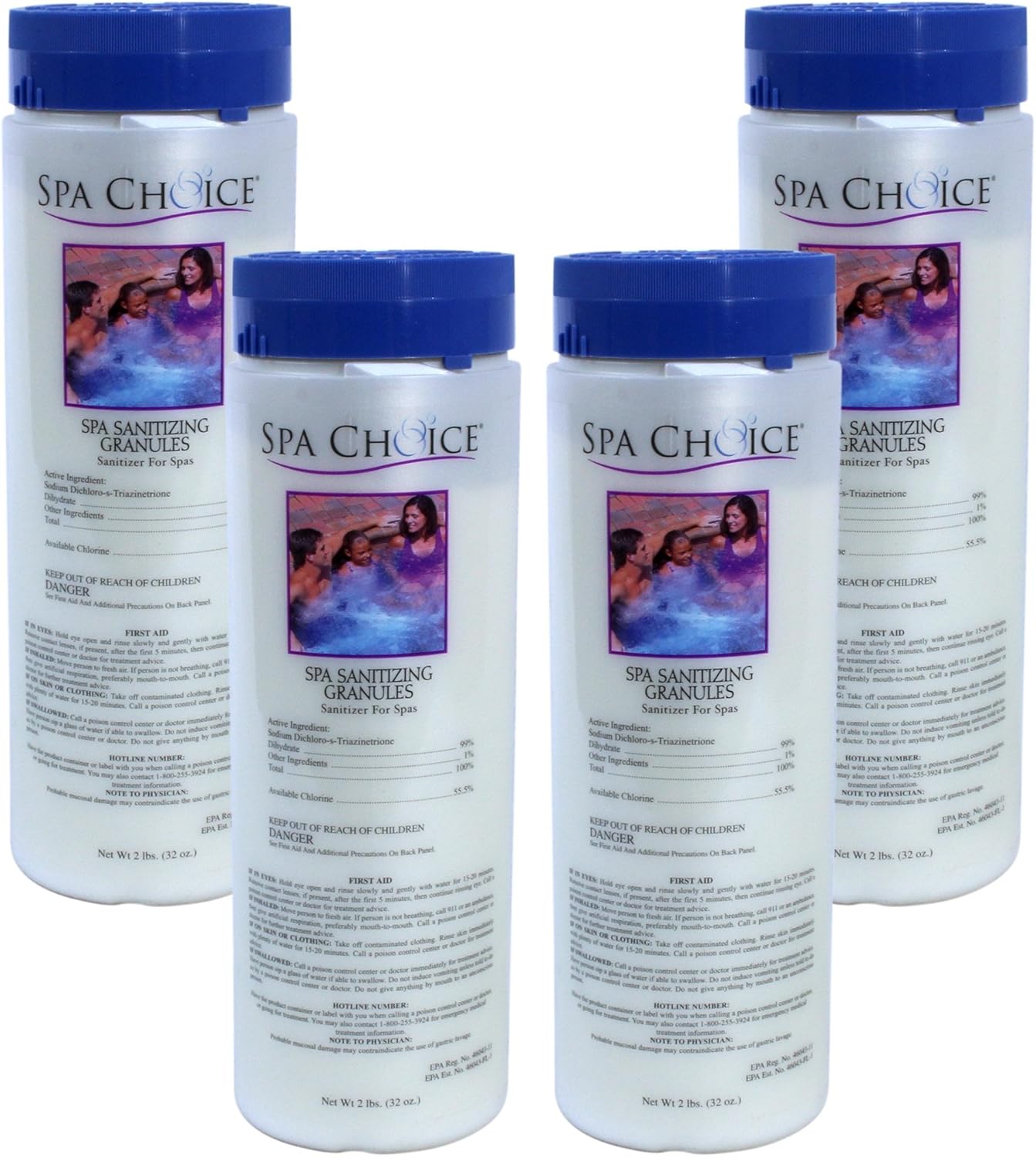 SpaChoice Premium Spa Sanitizing Granules for Hot Tubs