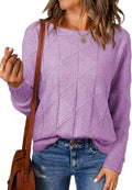 Casual Crewneck Sweaters for Women Fall Winter 2025 - Lightweight