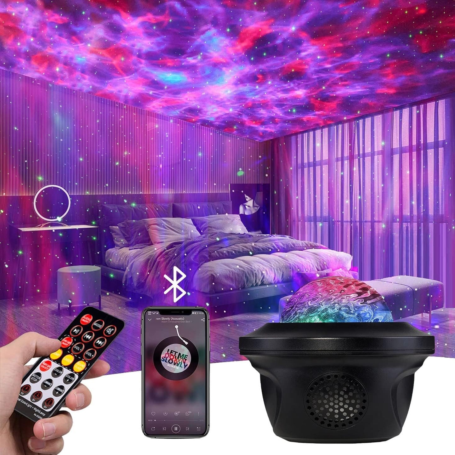 Starry Night Bluetooth Projector