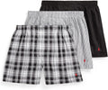 Men's Classic Fit Cotton Woven Boxers 3-Pack - Soft Cotton Comfort