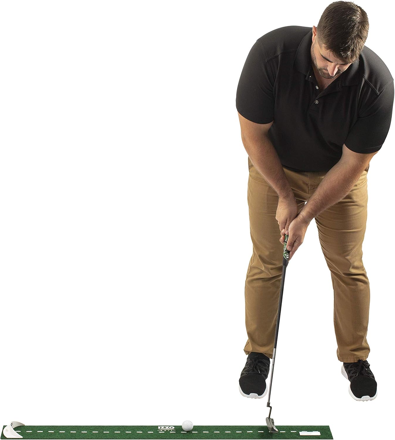 Izzo Golf Putting Mat - Improve Putting Accuracy!