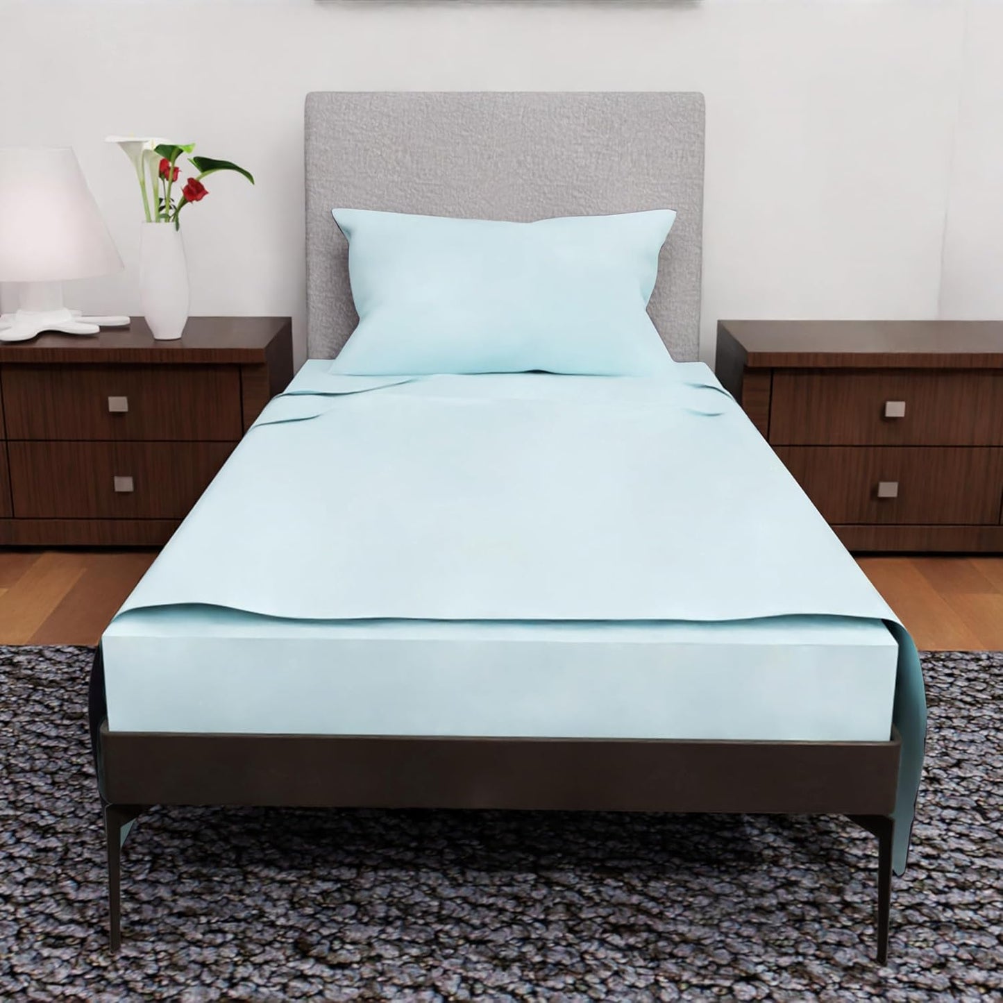 Twin XL Sheet Sets - 3 Pcs Set - Fade Resistant Microfiber
