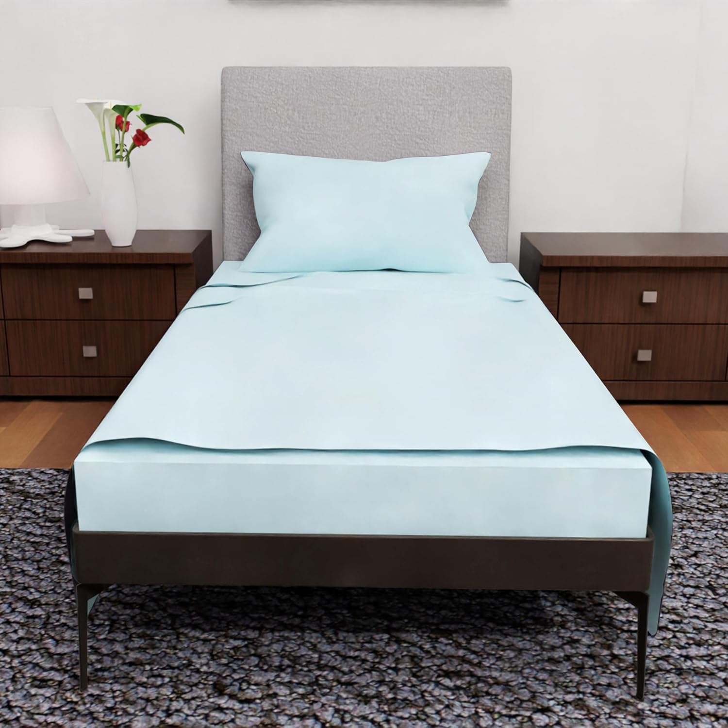 Twin XL Sheet Sets - 3 Pcs Set - Fade Resistant Microfiber