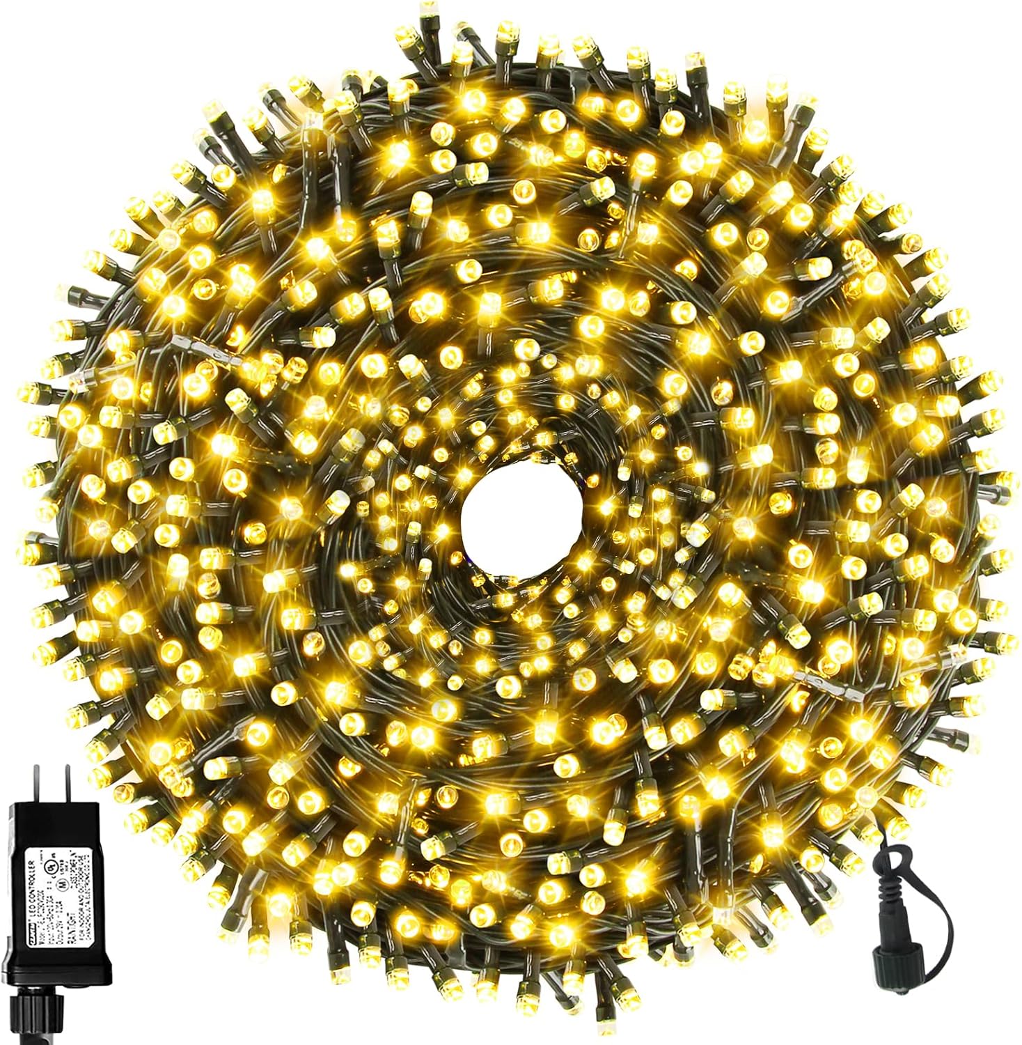 170FT 500 LED Christmas Lights for Indoor Outdoor Use