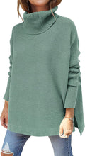 ANRABESS Oversized Turtleneck Batwing Sweater Tunic - Cozy Casual Fit