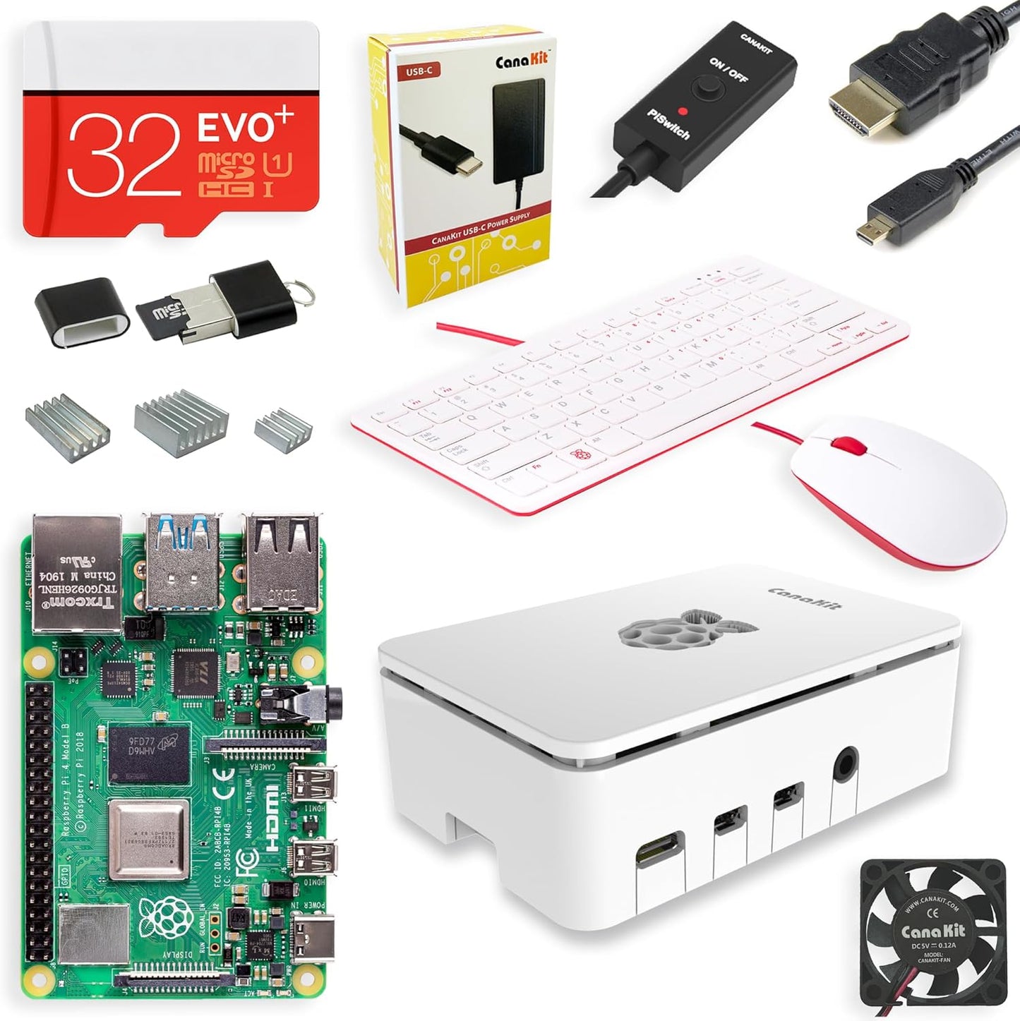 Raspberry Pi 4 Complete Desktop Starter Kit with 8GB RAM