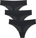 Under Armour Women's Pure Stretch No Show Thong 3-Pack - Ultra-Soft We