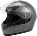 SLMOTO Carbon Fiber Flip Up Full Face Motorcycle Helmet - DOT Safe