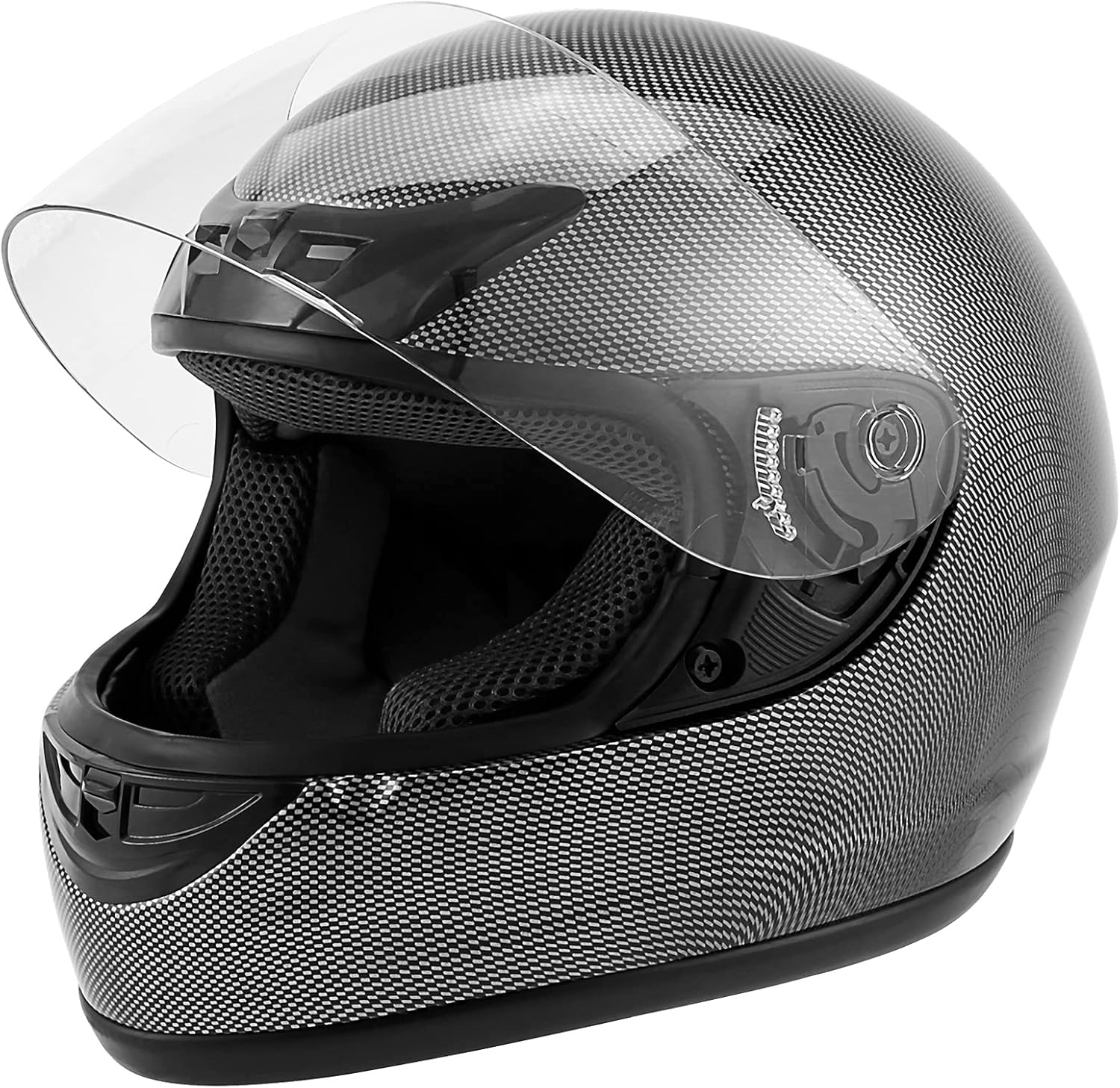 SLMOTO DOT Adult Motorcycle Helmet Carbon Fiber Full Face