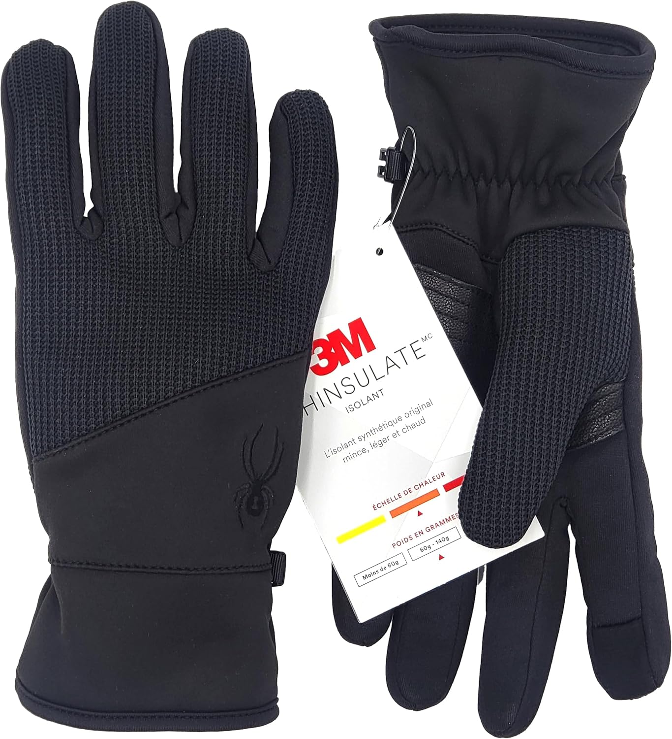 Spyder Core Conduct Gloves: Touchscreen Compatible & 360 Stretch