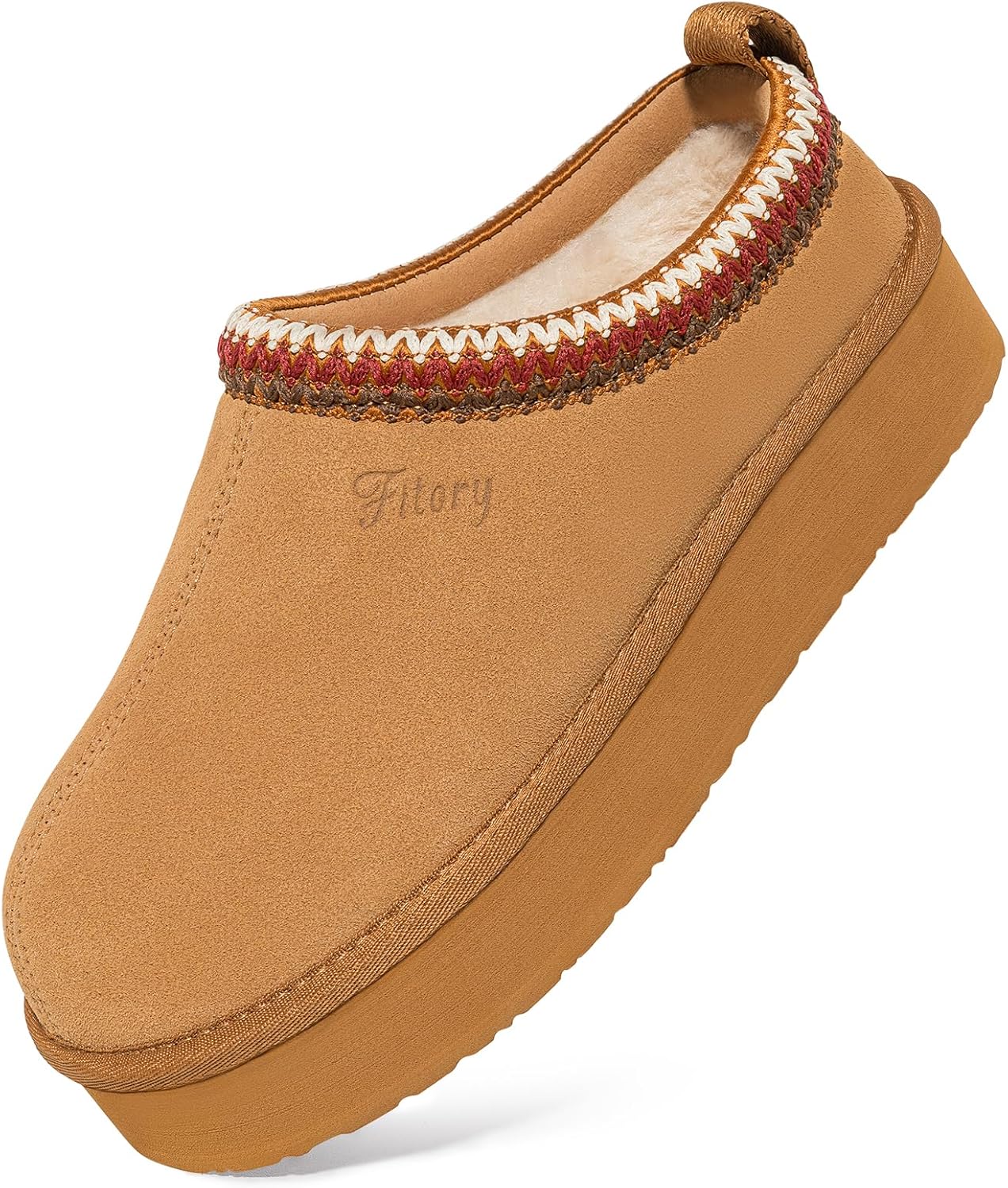FITORY Women's Suede Slipper: Cozy Winter Casual Comfort Shoes