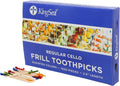Colorful Bamboo Toothpicks for Appetizers - 5000 Pack