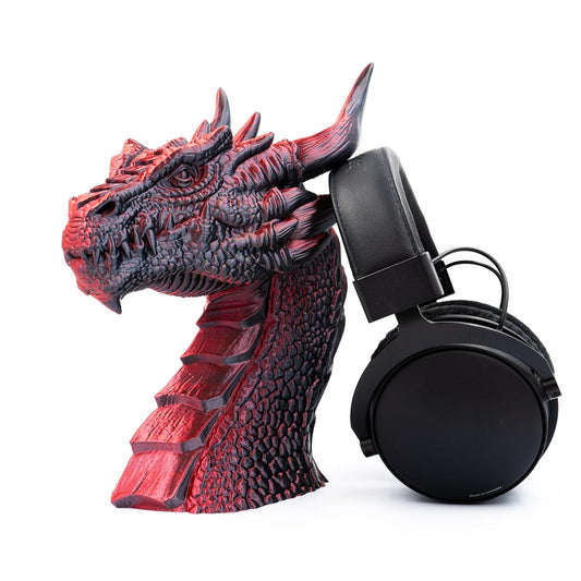 Handmade Dragon Gaming Headphone Stand - PC/Laptop Organizer