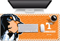 NCAA Tennessee Volunteers Desk Pad with Non-Slip Backing