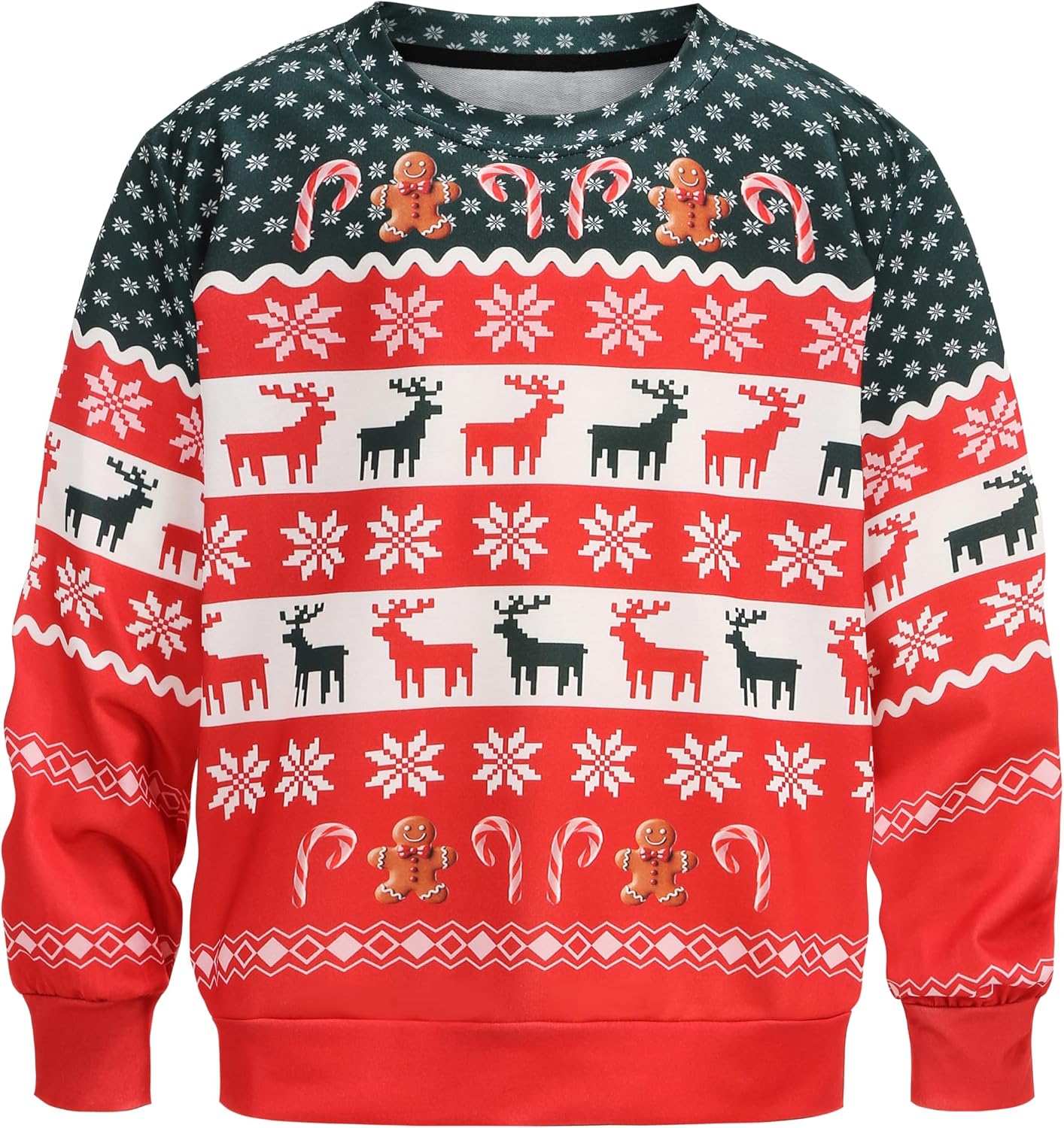 Cozy 3D Kids Christmas Sweatshirt by LMYOVE
