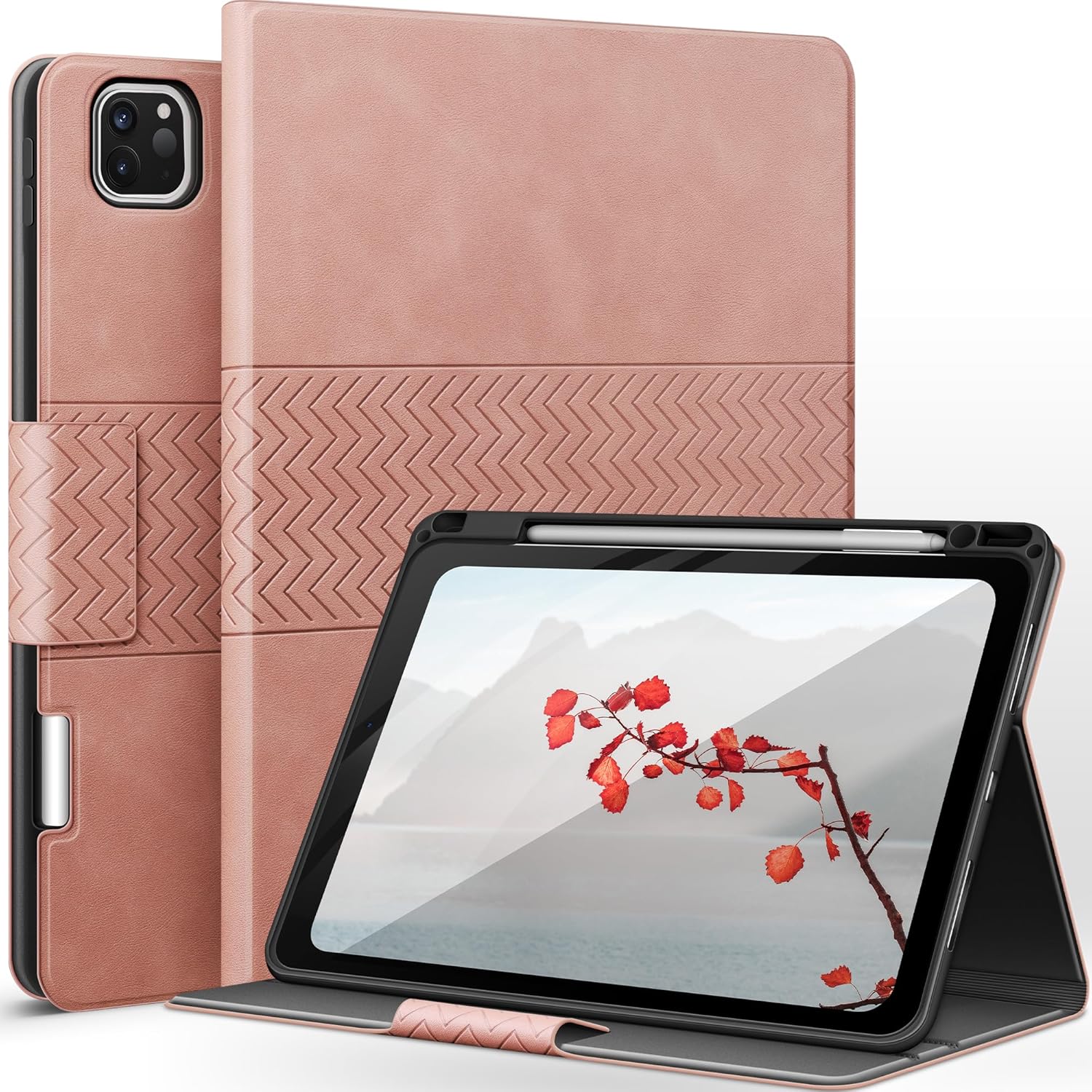 auaua Case for iPad Pro 11 inch with Pencil Holder and More