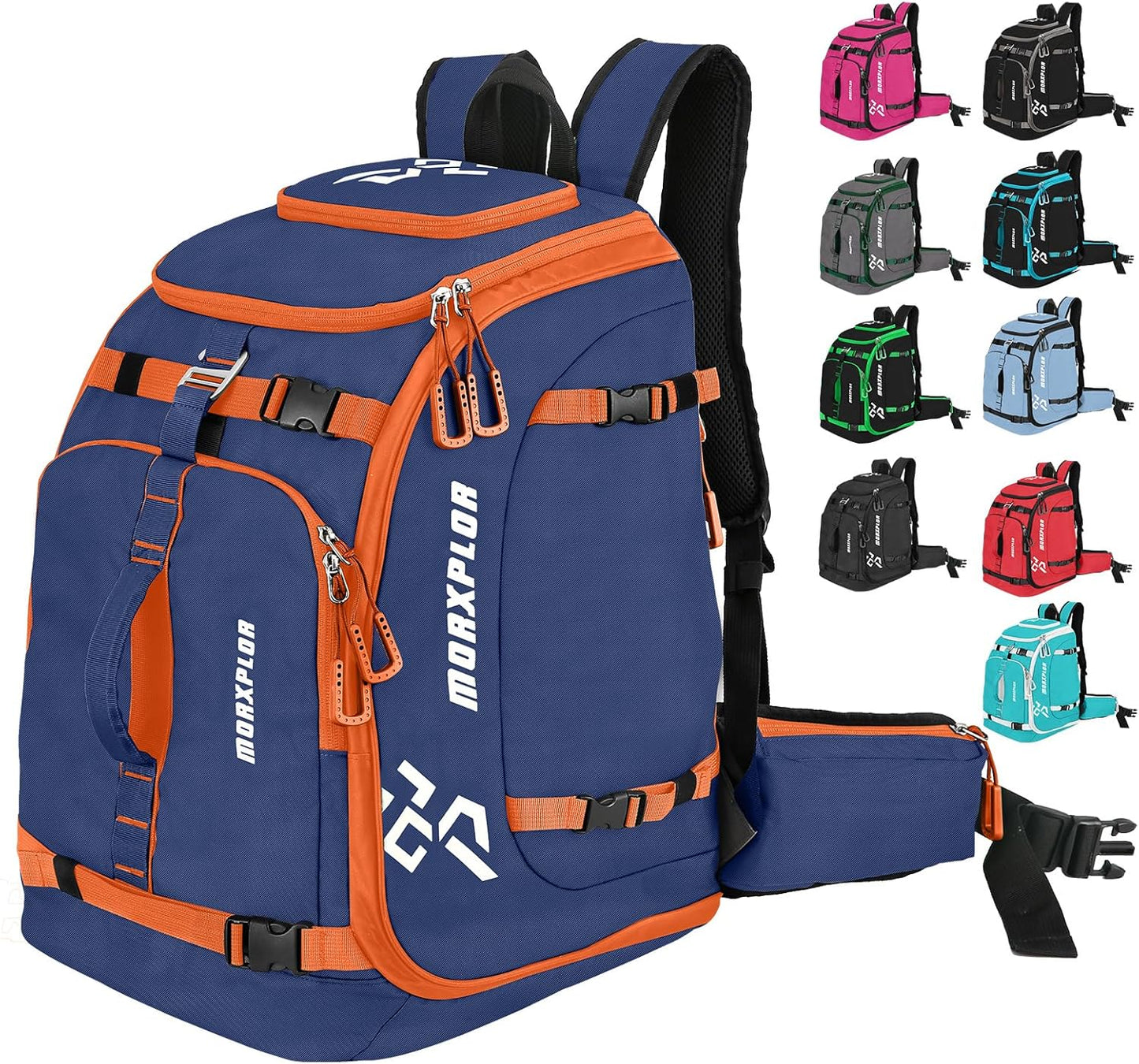 Ski Boot Bag - Waterproof 65L Backpack by MORXPLOR