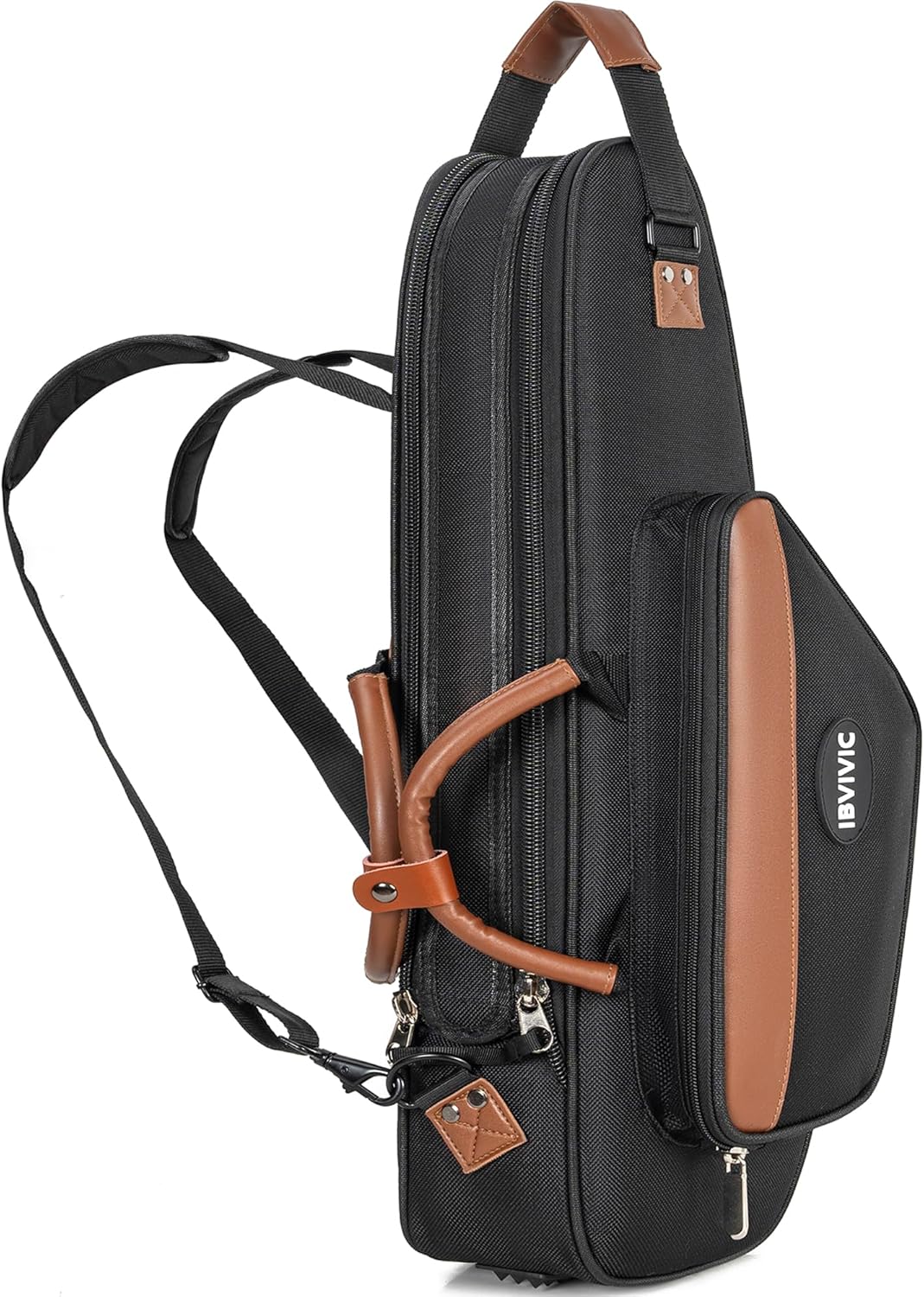 15MM Padded Alto Saxophone Case by IBVIVIC for Travel