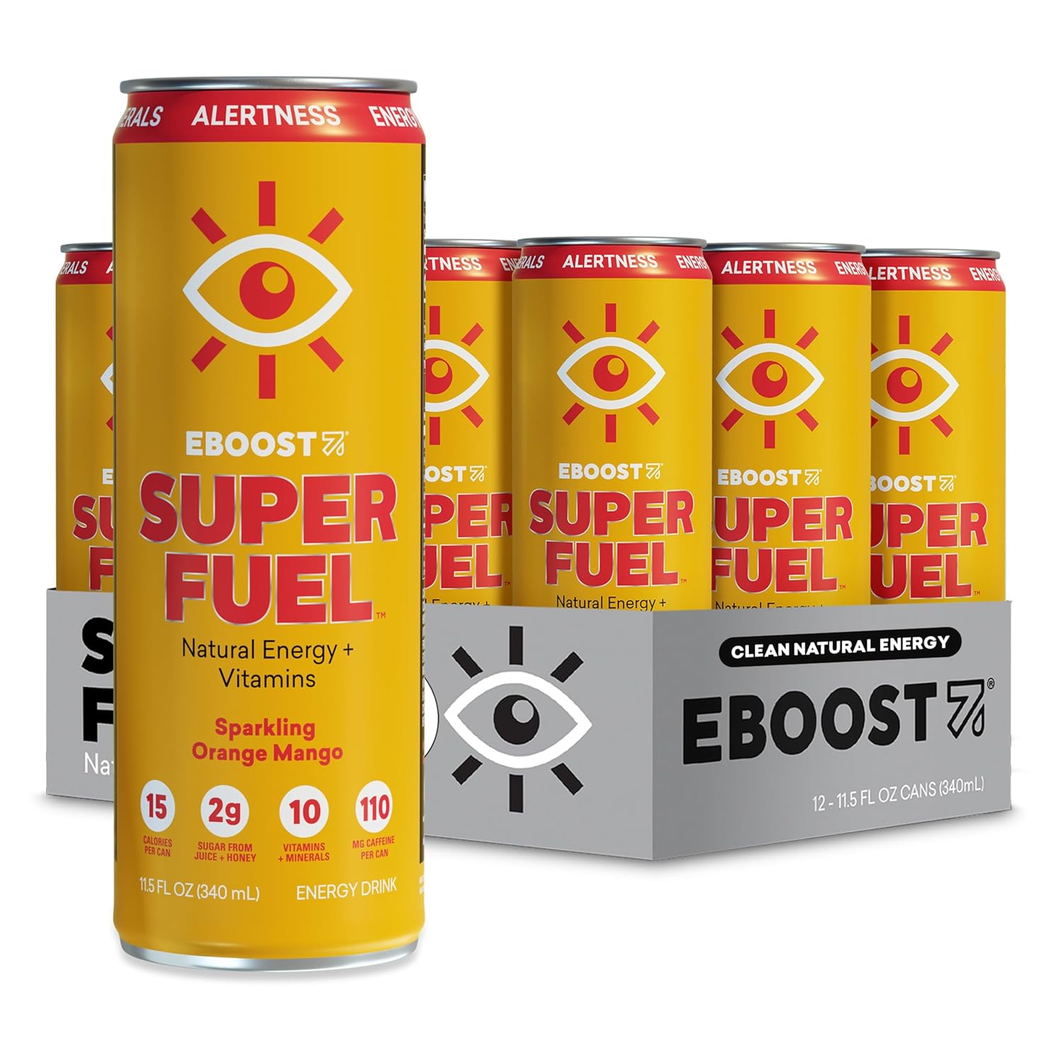 EBOOST Super Fuel Healthy Energy Drink for Focus and Productivity