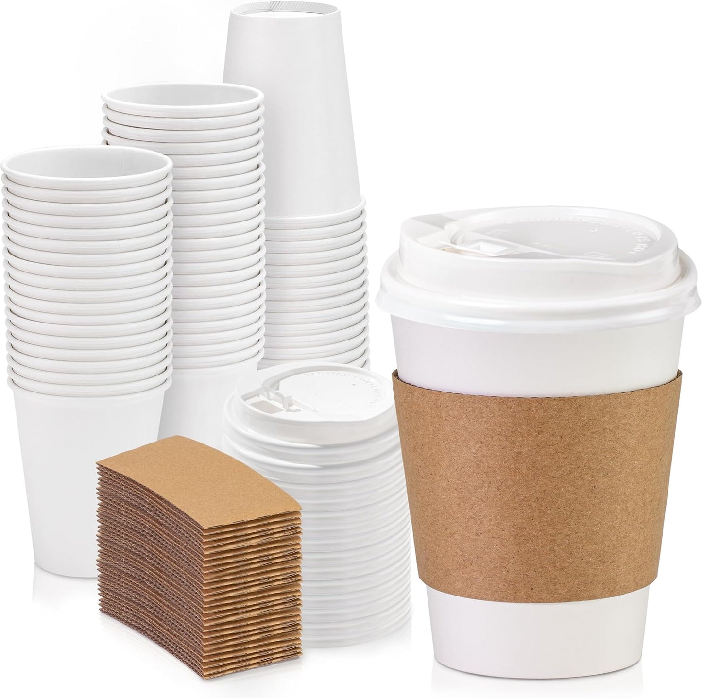 Leak-Proof 12 oz Coffee Cups Bundle