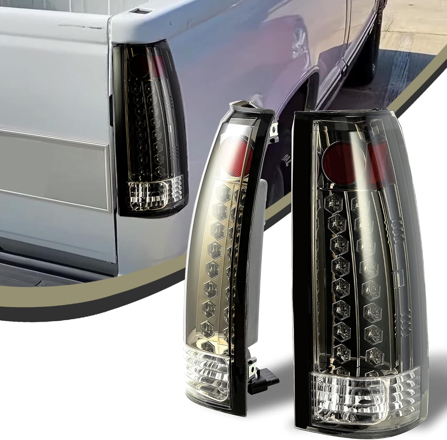 ECOTRIC Tail Light Replacement for 1988-2000 Chevy GMC Models