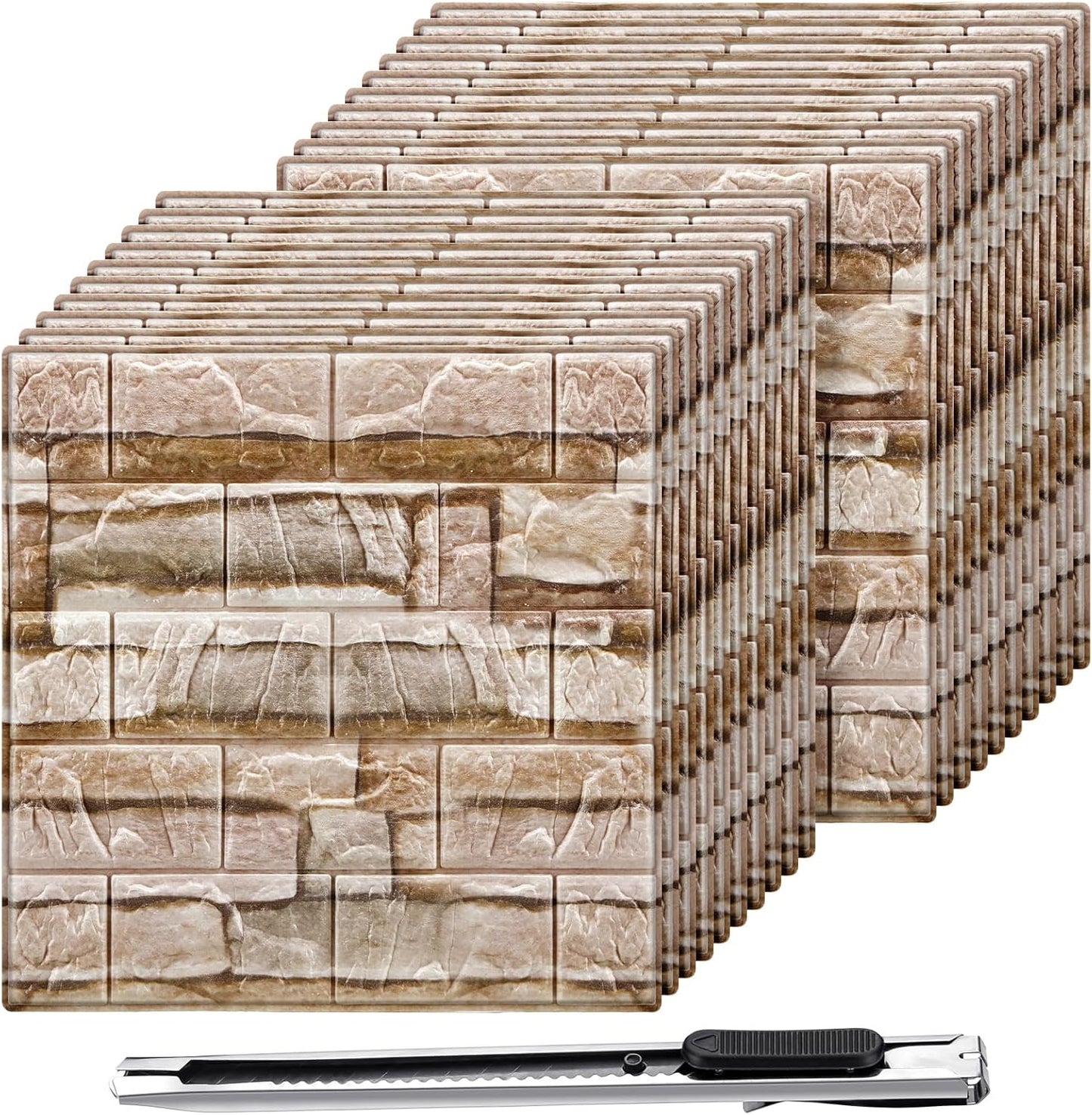 3D Wall Panels Peel and Stick Faux Foam for Stunning Decor