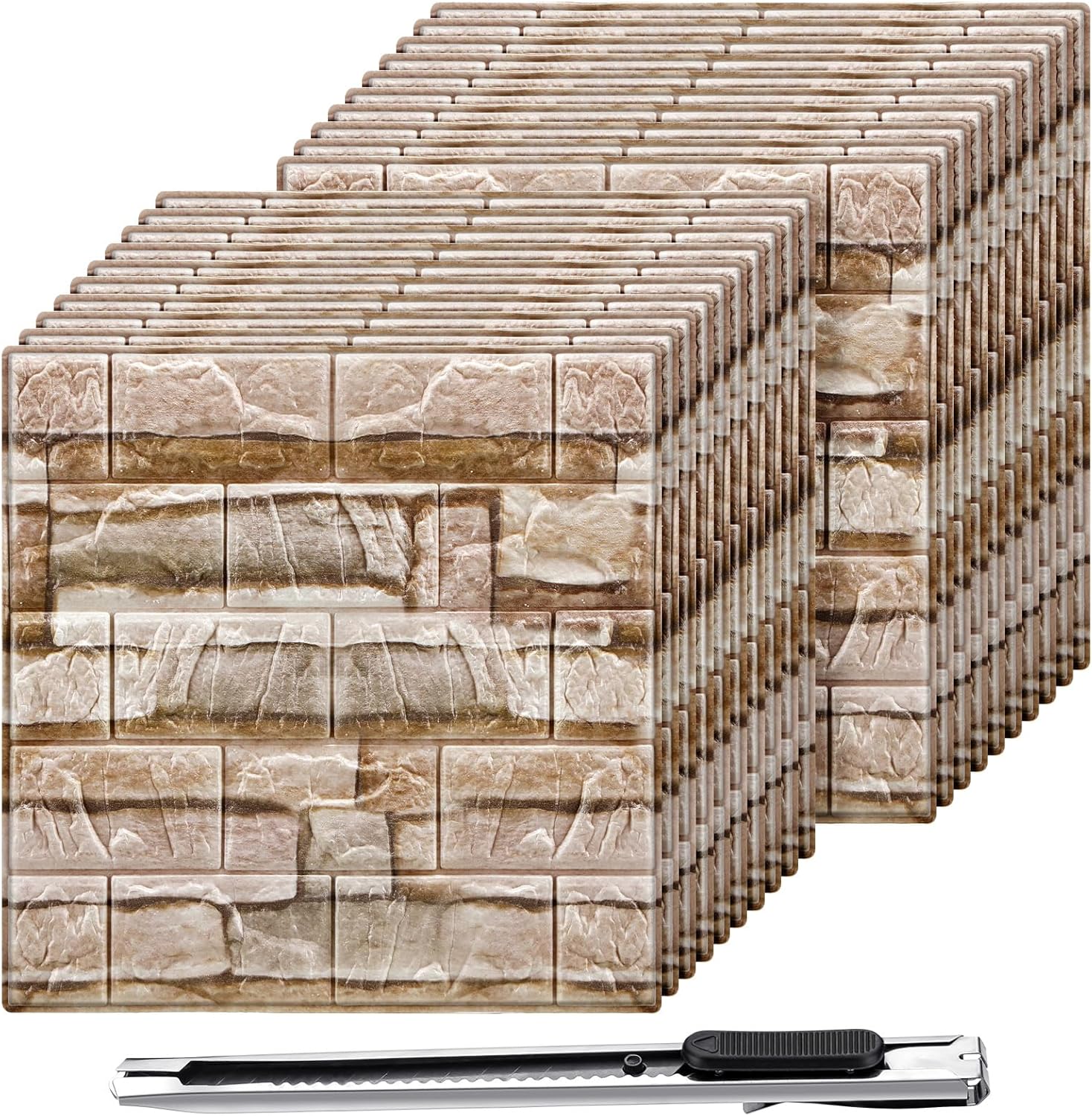 3D Wall Panels Peel and Stick Faux Foam for Stunning Decor