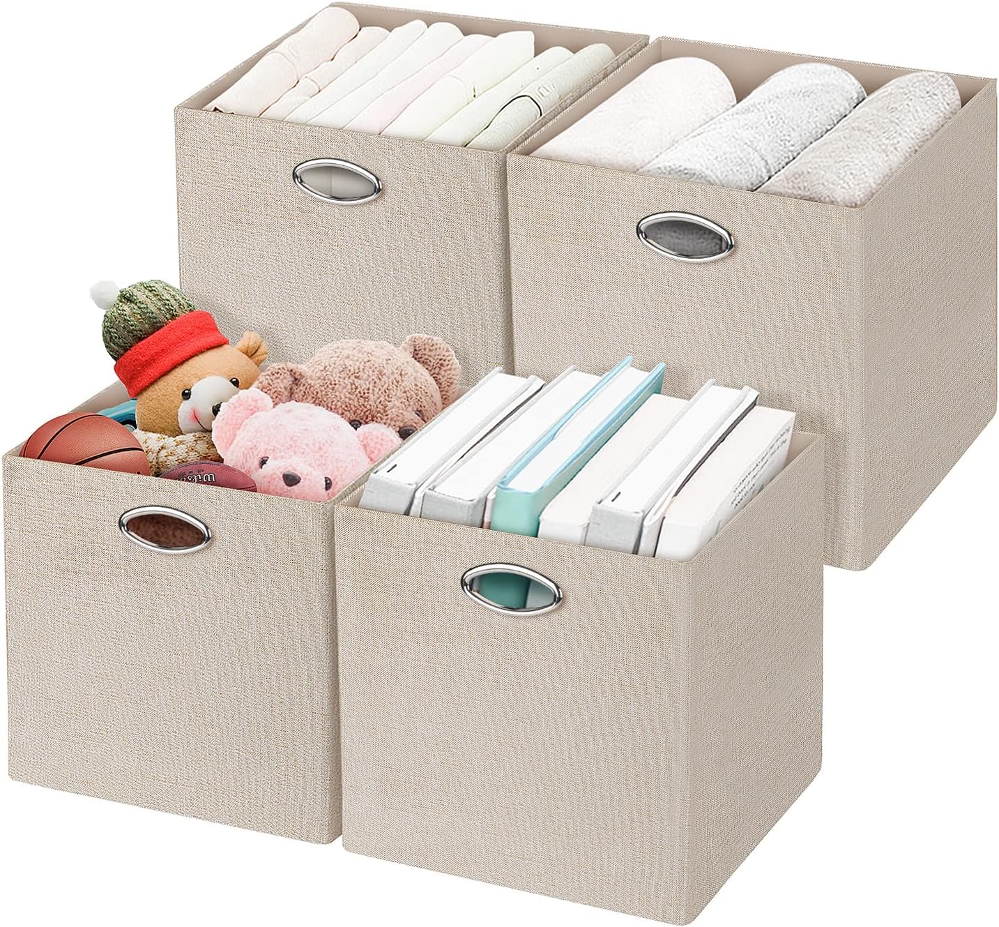 Posprica Storage Cubes - Durable Fabric Drawers Organizer Baskets