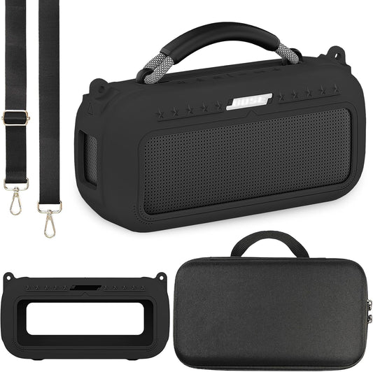 JCHPINE Silicone Cover and Hard Case for Bose SoundLink Max