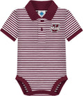 Creative Knitwear College Baby Striped Polo Bodysuit (Style TYDD)