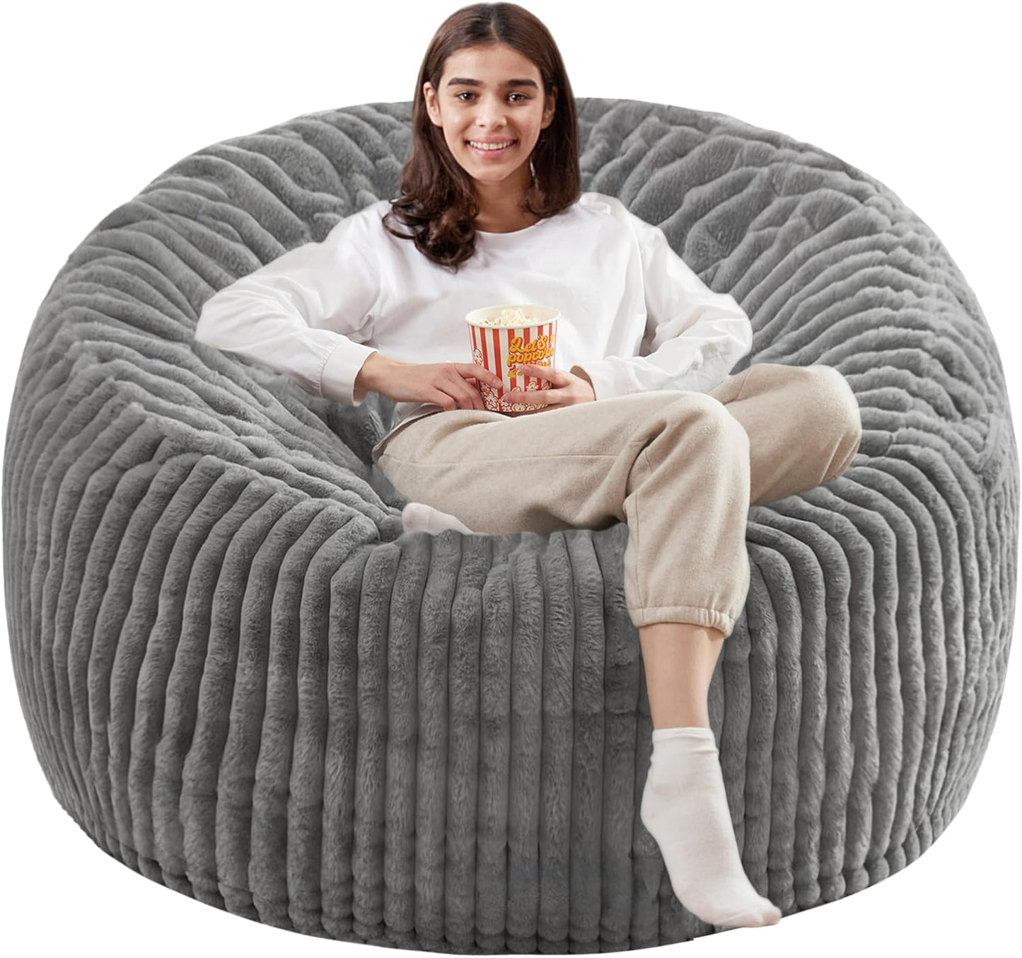Homguava 5 FT Memory Foam Bean Bag Chair