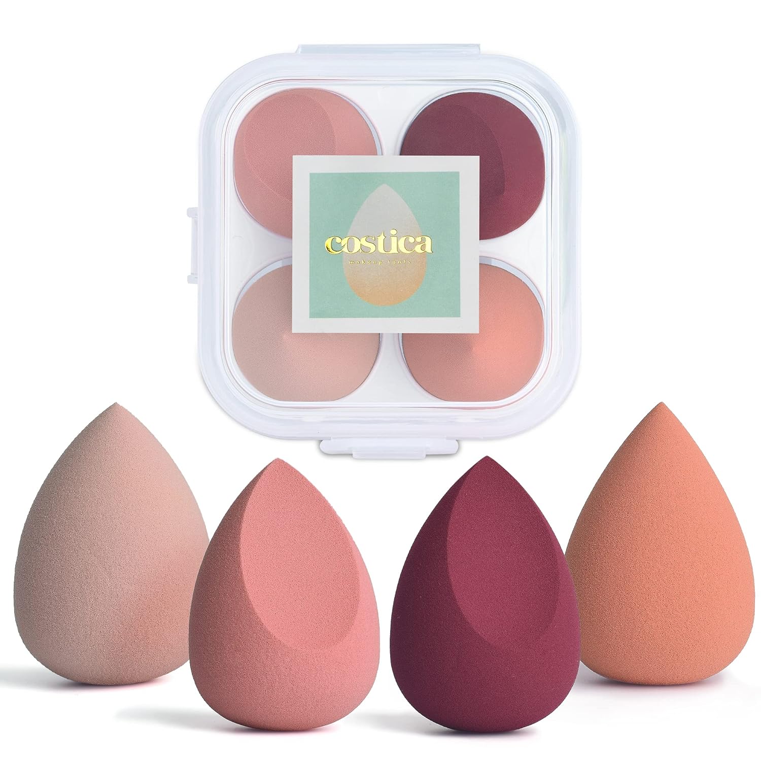 Flawless Liquid Makeup Blender Set - 4pc Rose Series